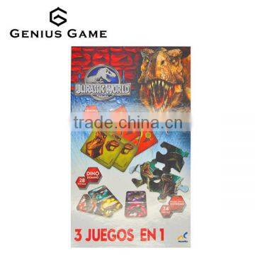 Customized 3 JUEGOS EN1 Cardboard Puzzle Jigsaw photo-3