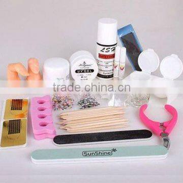 Nail Art Kit UV Acrylic system Manicure Buffer File Pen Decorations tool set HN1278