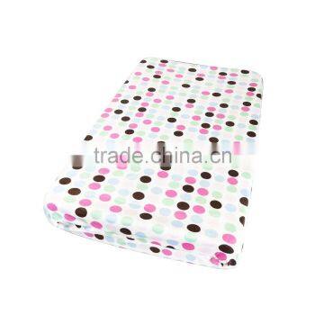 Polka Print Plush Dots Minky Changing Pad Covers