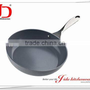 ALUMINUM FLAT ECO CERAMIC NON-STICK COOKING PAN FOR INDUCTION COOKER