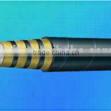 spiral steel wire hydraulic rubber hose / high pressure rubber oil hose / high pressure water hose EN 856-4SP