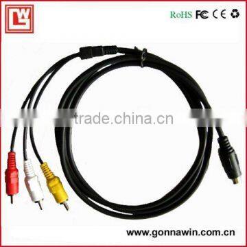 Svideo to 3RCA Cable