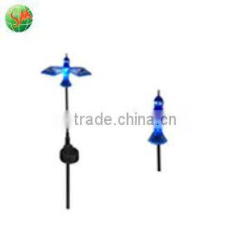 Single head color small hummingbird outdoor solar light