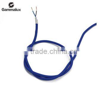 Cloth Covered Round Electrical Cord - Vintage Fabric Braid Lamp Pendant Wire Quality Choice photo-2