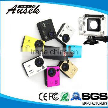 Remote Control Wifi Function Xiaoyi Action Camera With Full HD 1080P And 170 Degree Wide Angle
