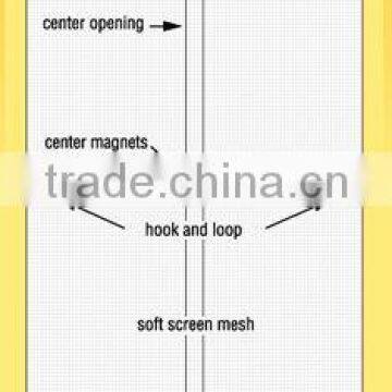 DIY Magnetic Door Screen / Fiberglass Instant Door Screens Curtain photo-2