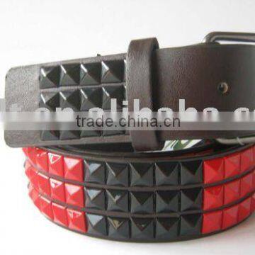 Fashion Pyramid stud belt for lady