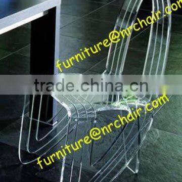 acrylic lounge chair