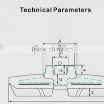 rubber track shoe pads for PC200 excavator