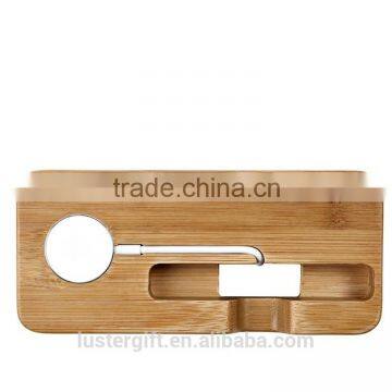 2015 Hot Selling ! For Apple Watch Stand Wood , 2 in 1 Stand Holder for IPhone photo-4