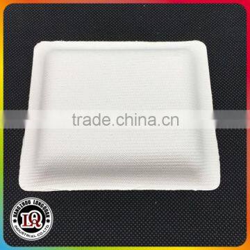 Biodegradable Bagasse Pulp Square Dessert Tray photo-3
