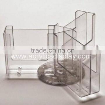 acrylic rotating brochure holder