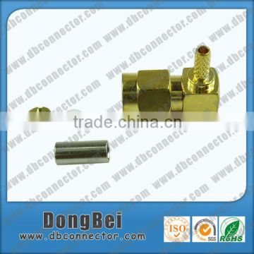 50 ohm SMA male right angle antenna connector