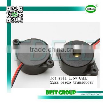 hot sell 1.5v 85DB 22mm piezo transducer FBPB2211A