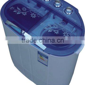 commercial twin tub semi automatic mini portable washing machine