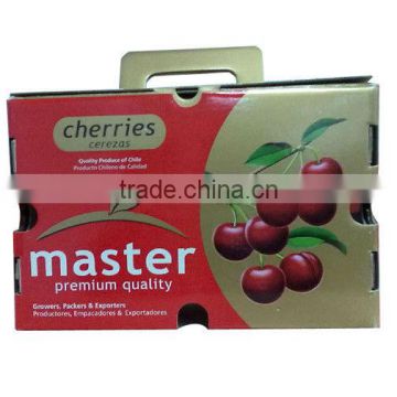 cherry packing box with handle