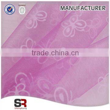 Foil Polyester Mesh Fabirc With Moon Star Design