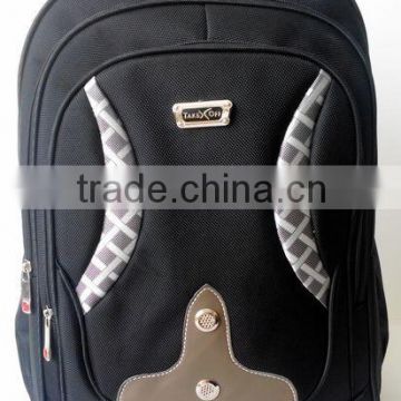 new design 1680D black laptop backpack