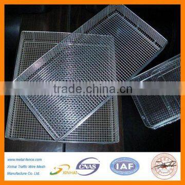 Rectangle stainless steel wire mesh baskets/storage metal wire mesh baskets