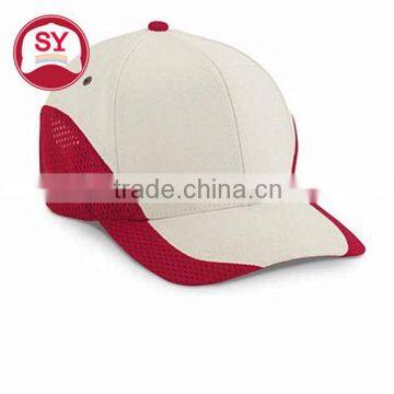 mesh on the two side of sports cap /baseball cap