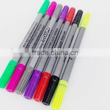 Fabric 10 pack color two tips marker pen