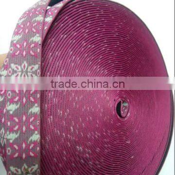 High Quality Jacquard Ribbon Waterproof Webbing Woven Polyester Fabric