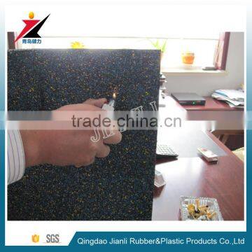 Cheap Fireproof and Sound Insulation Non-toxic Gym Noise Reduction Rubber Flooring
