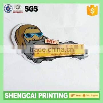 OEM eco friendly logo printed cute custom die cut stickers