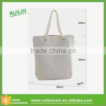 Customized White Canvas Handbags Promotion order from china direct