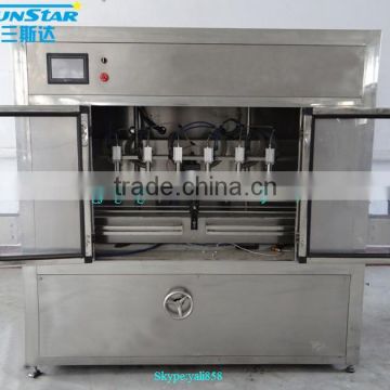 Automatic linear type oil pouch packing machine for olive cooking sunflower oil in bottle barrel or jar can