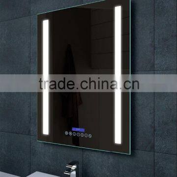 High Quality LAMXON LED Lighted Bathroom Mirror With Digital Clock for Yacht and Project photo-2