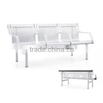 Leisure modern stainless steel airport waiting chair