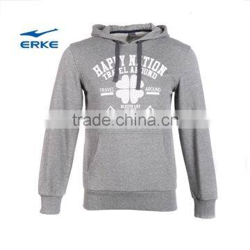 ERKE new arrivel man pullover hoodie hockey hoodie college jacketl for boy knitted hoodie long sleeve