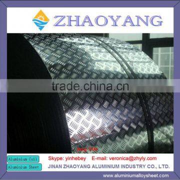 Diamond embossed aluminum coil