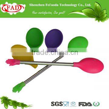 FDA LFGB Standard Flexible Silicone Baby Jelly Spoon