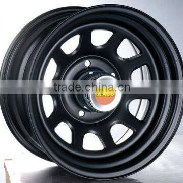 black spoke truck rim with good quality