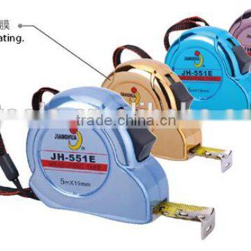 Top China Supplier Jianghua UV chrome case available more colors Measuring tape hot selling in Russia