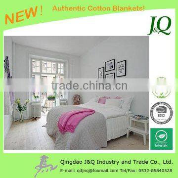 Cotton Woven 3-ply Bed Blankets China