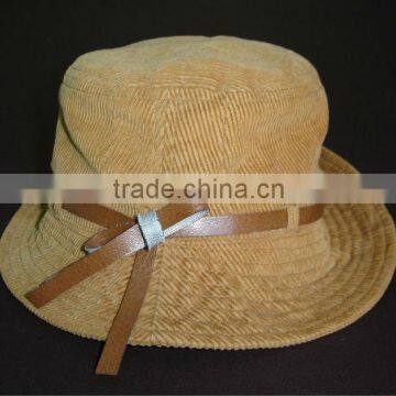 new fashion design top quality custom corduroy bucket hat Custom High Quality Blank Corduroy Bucket Hat,