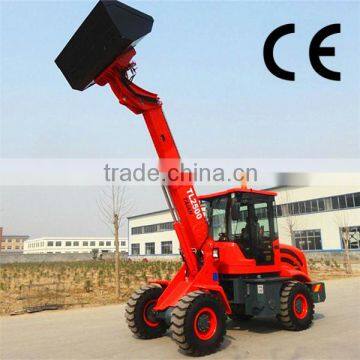 china new mini telescopic forklift TL2500, multifunction telescopic handler forklift