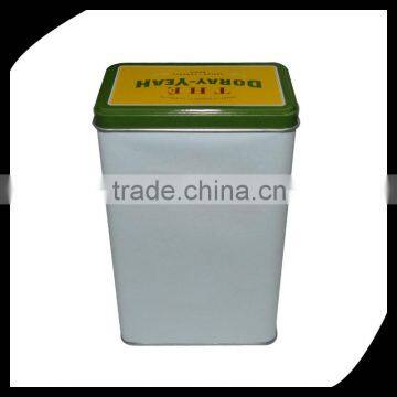 Popular Rectangle Metal Tin Can / Coffee Tin Box/tin Tea Packaging Box