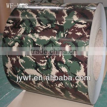 camouflage steel sheet color coated steel coils for building materials