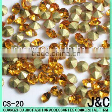 light topaz A grade loose rhinestone