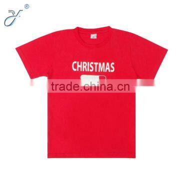 Wholesale 100% Cotton Children's Christmas Celebrational T shirts