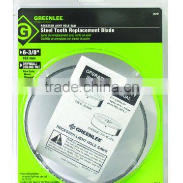 Replacement Steel Blade 6x3/8