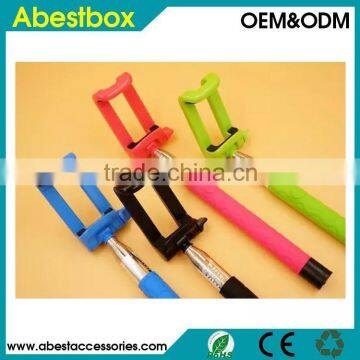 S00850 Z06-3 Bluetooth version monopod selfie stick for iOS android phones, bluetooth remote control shutter