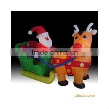 Inflatable Christmas Sleigh Top Sale of Deer