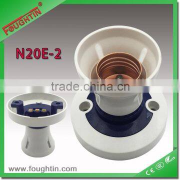 e27 lamp holder straight type with ho skirt screw shell lampholder