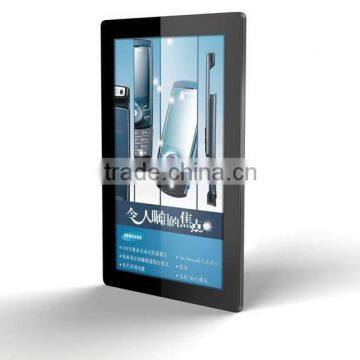 Full color wall mount lcd indoor advertising digital signage