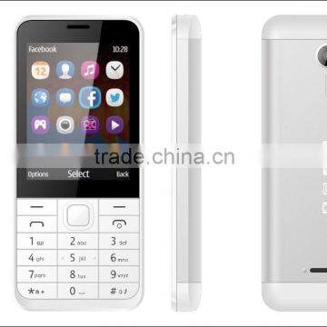 China Manufacturer 2.8 inch Feature Phone 230 with Facebook For OEM Order